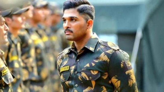 Allu Arjun plays an army officer Surya